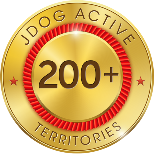 Over 200 Active JDog Territories